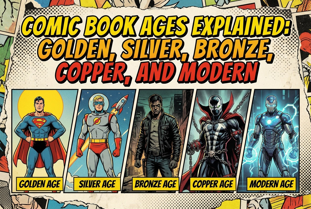 Comic Book Ages Explained: Golden, Silver, Bronze, Copper, and Modern ...