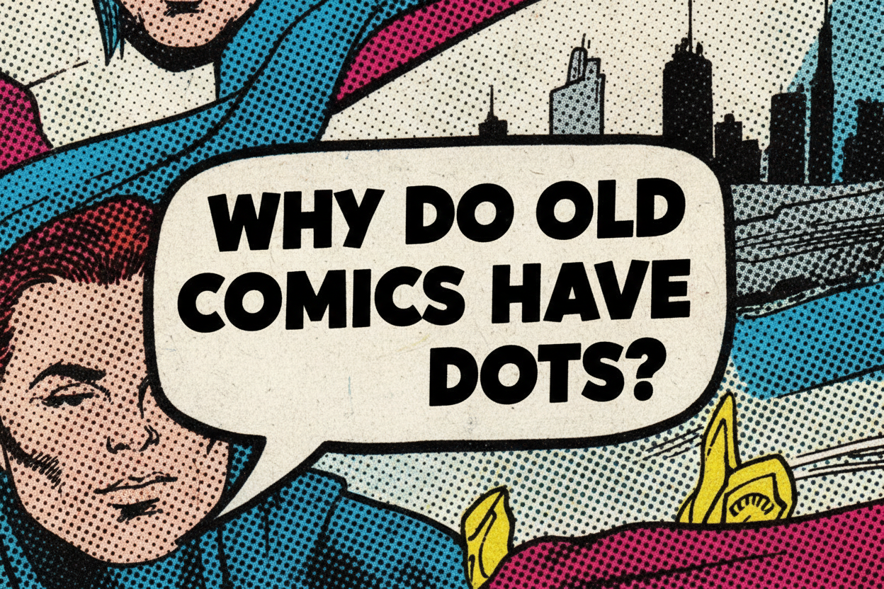 Why Do Old Comics Have Dots? The Story Behind the Ben-Day Printing Process