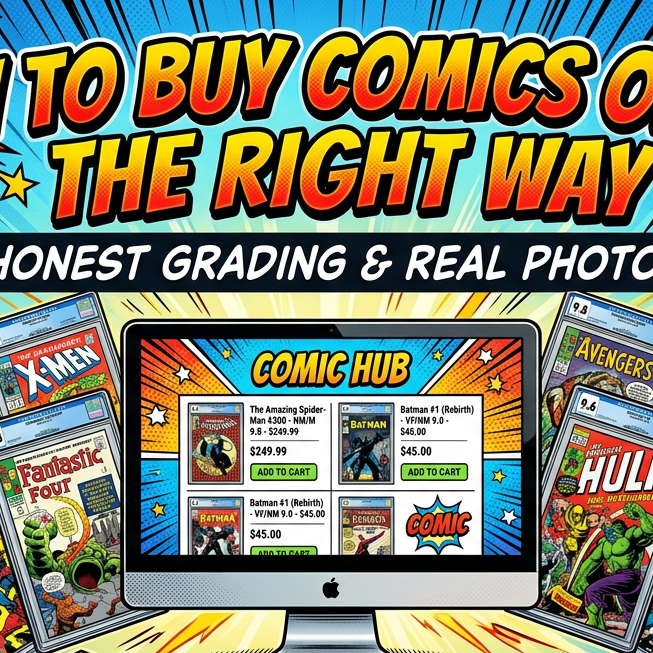 How to Buy Comics Online the Right Way: Honest Grading and Real Photos