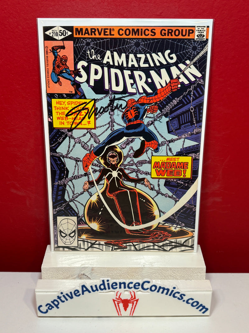 Amazing Spider-Man, The Vol. 1 #210 - 1st Madame Web Signed Jim Shooter - NM