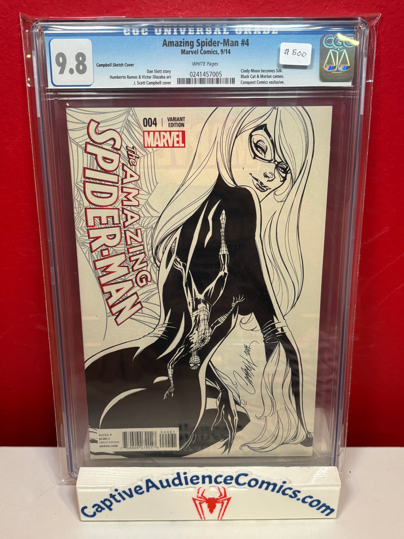 Amazing Spider-Man, The Vol. 3 #4 - 1st Sik J. Scott Campbell Variant LTD 3000 - CGC 9.8