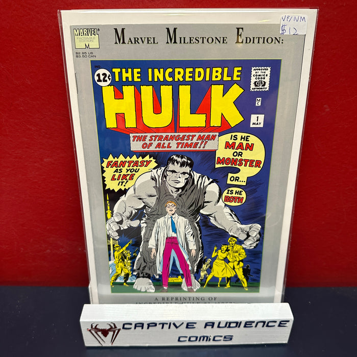 Marvel Milestone Editions #1 - Incredible Hulk - VF/NM