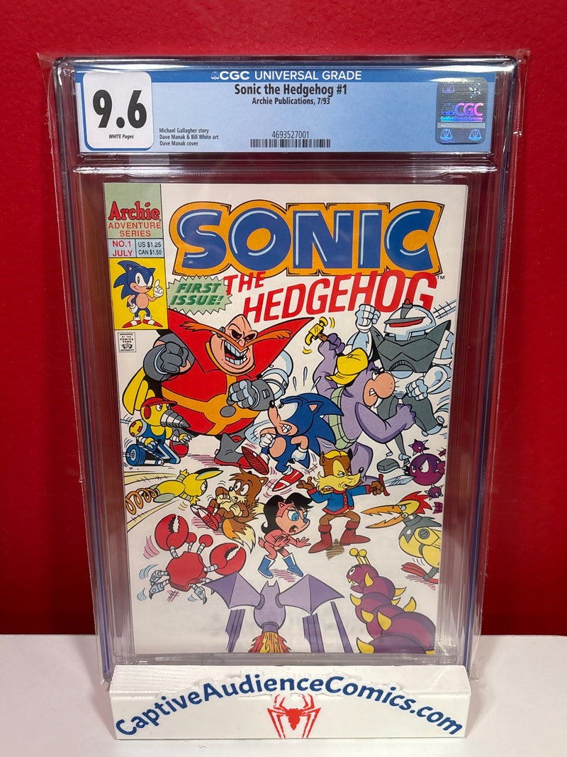 Sonic the Hedgehog #1 - CGC 9.6