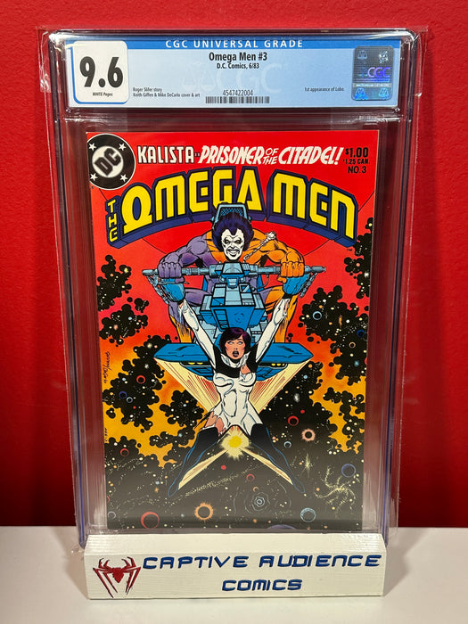 Omega Men #3 - 1st Lobo - CGC 9.6
