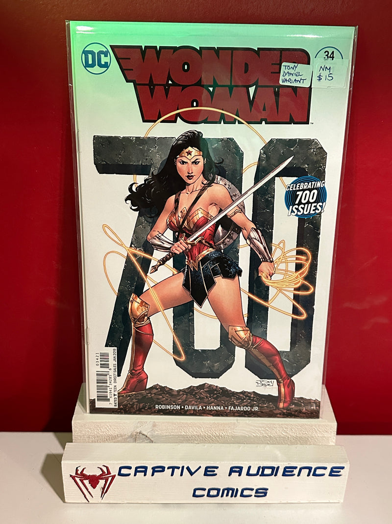 Wonder Woman, Vol. 5 #34/700 - Tony Daniel Variant - NM