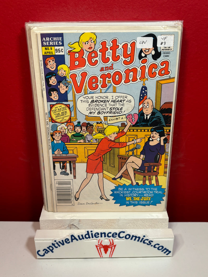 Archie's Girls Betty and Veronica #9 - CPV - VF