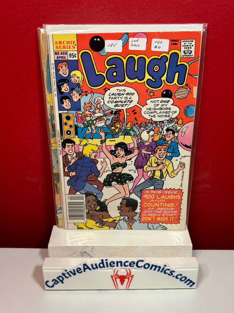 Laugh, Vol. 1 #400 - CPV - Last Issue - VG+