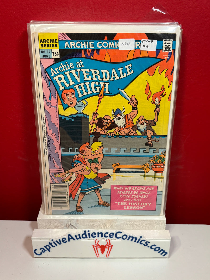 Archie at Riverdale High #97 - CPV - GD/VG