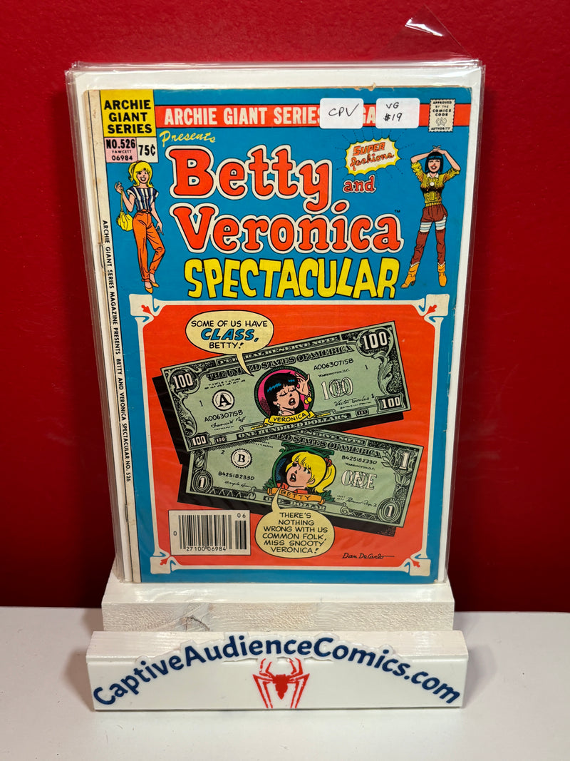 Archie Giant Series #526 - CPV - VG