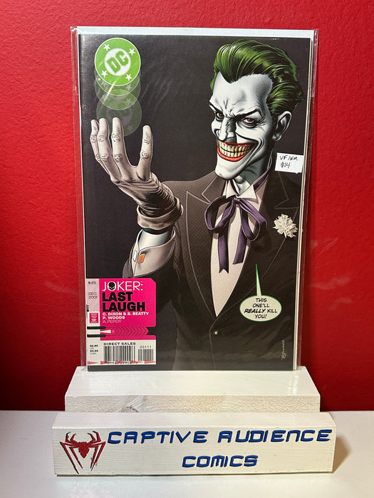 Joker Last Laugh #1 - VF/NM