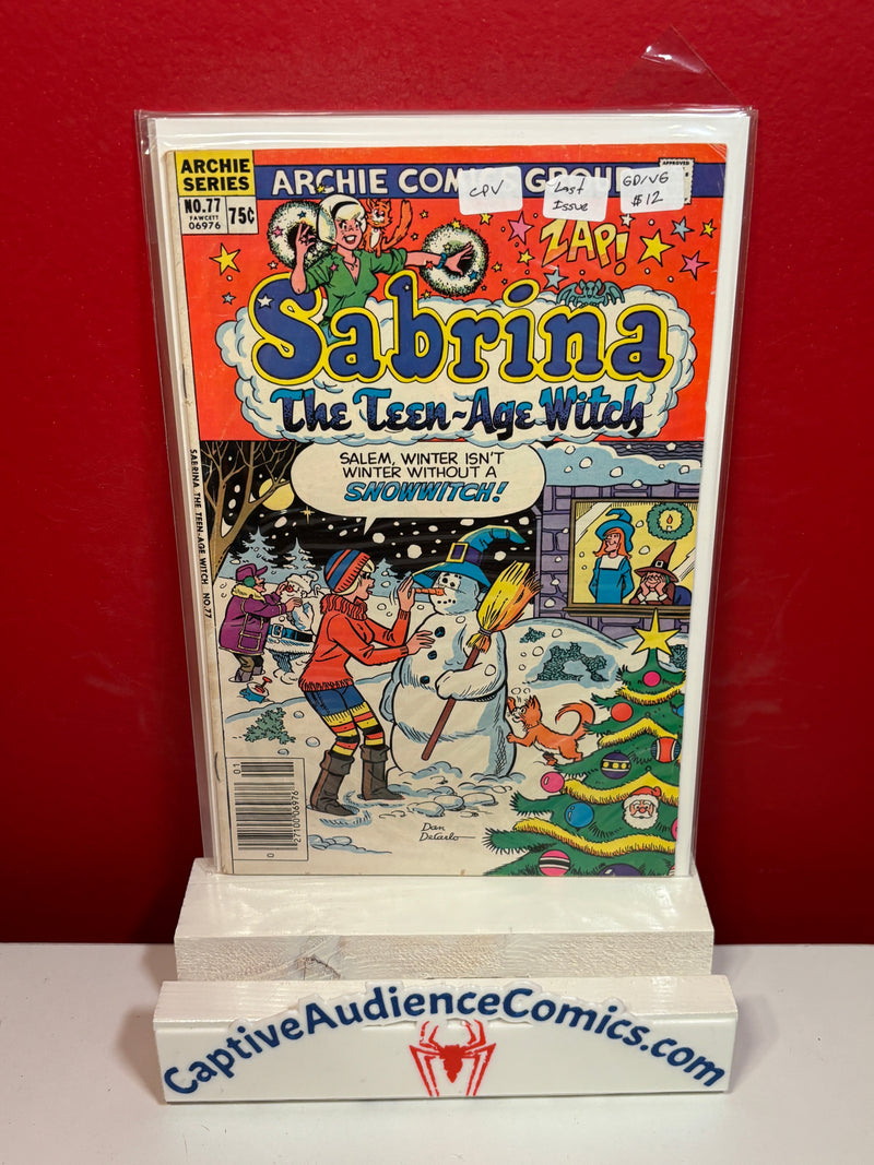 Sabrina the Teenage Witch, Vol. 1 #77 - CPV - Last Issue - GD/VG