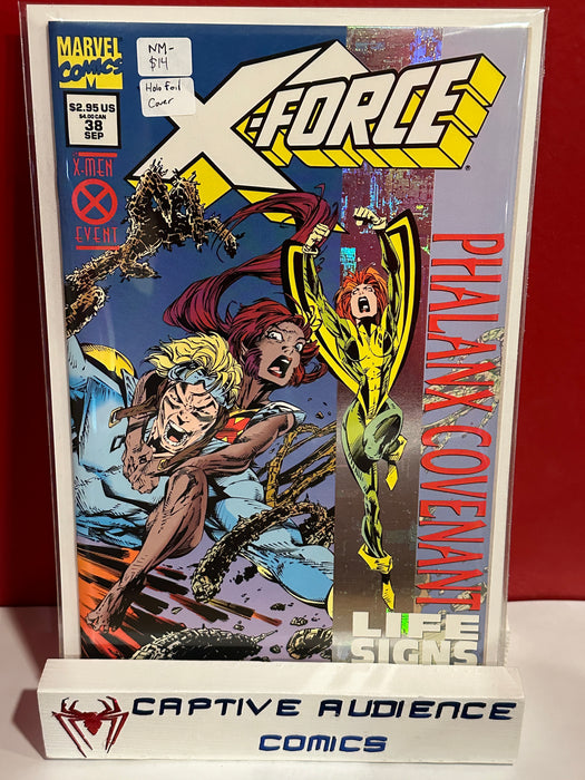 X-Force, Vol. 1 #38 - Holo Foil Cover - NM-