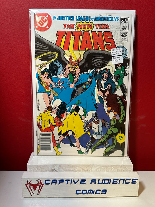 New Teen Titans, The Vol. 1 #4 - Newsstand Variant 1st Full Trigon - VF