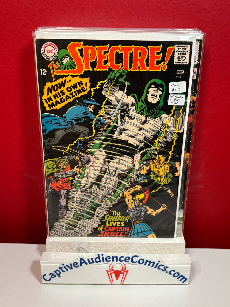 The Spectre, Vol. 1 #1 - 1st Spectre in Own Title - VG-