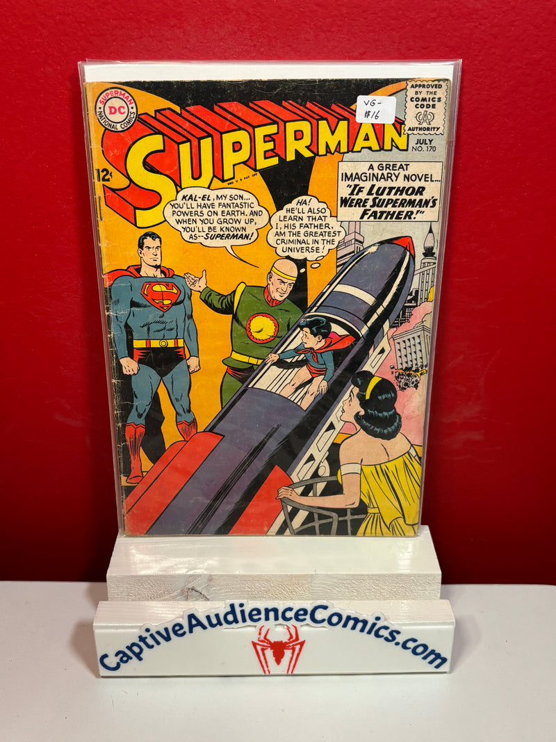 Superman, Vol. 1 #170 - VG-