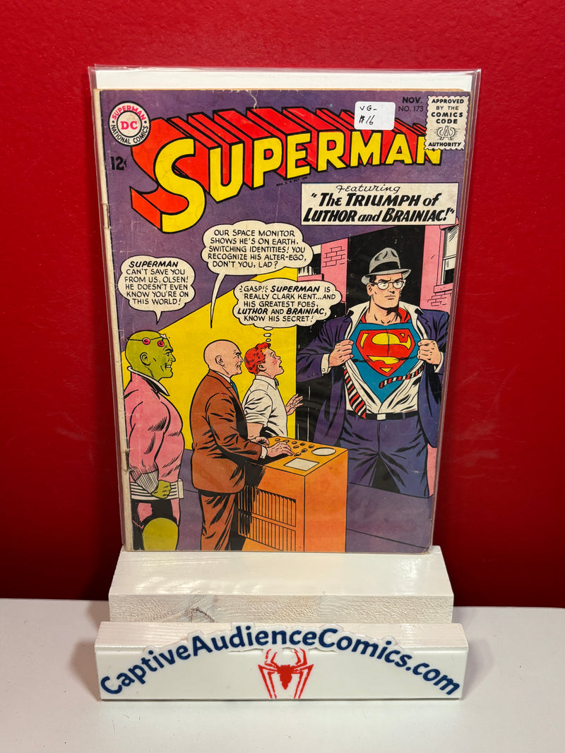 Superman, Vol. 1 #173 - VG-