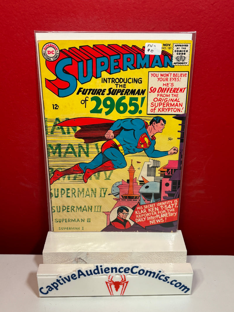 Superman, Vol. 1 #181 - FN-