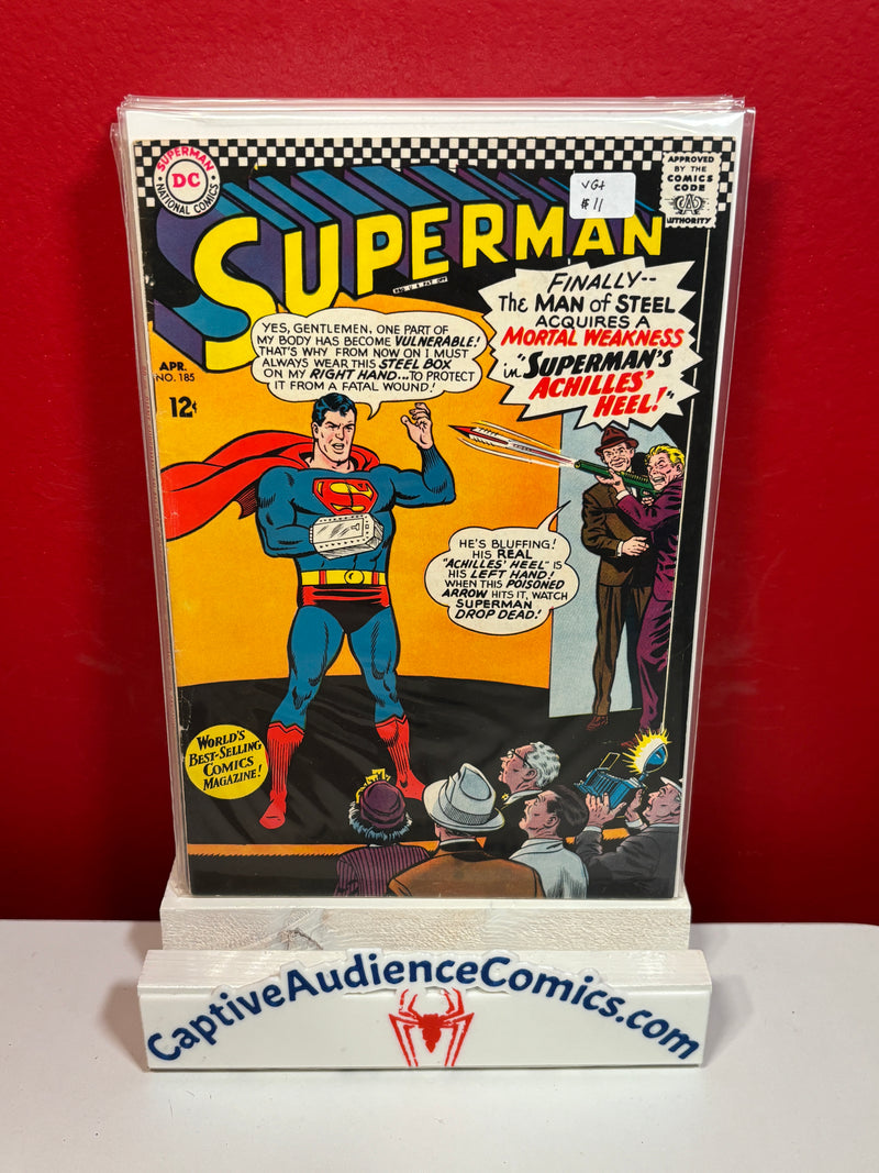 Superman, Vol. 1 #185 - VG+