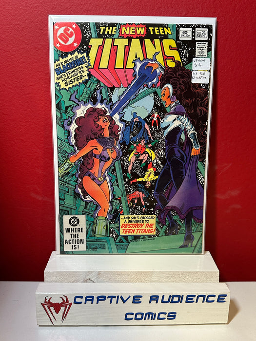 New Teen Titans, The Vol. 1 #23 - 1st Full Blackfire - VF/NM