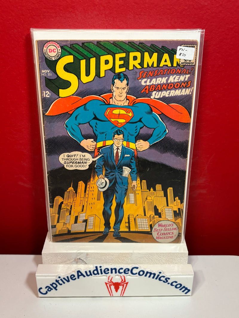 Superman, Vol. 1 #201 - FN-