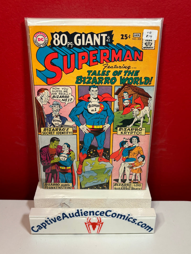 Superman, Vol. 1 #202 - VG