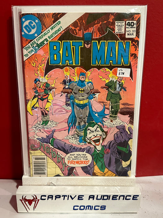 Batman, Vol. 1 #321 - VG