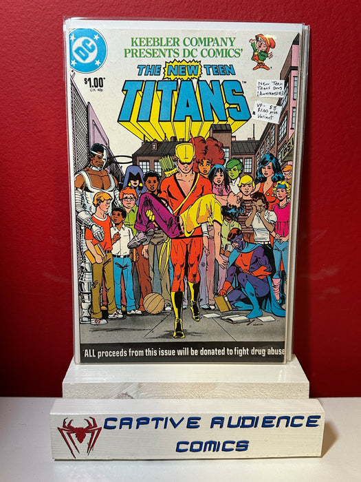 New Teen Titans Drug Awareness #3 - $1.00 Cover Price Variant - VF-