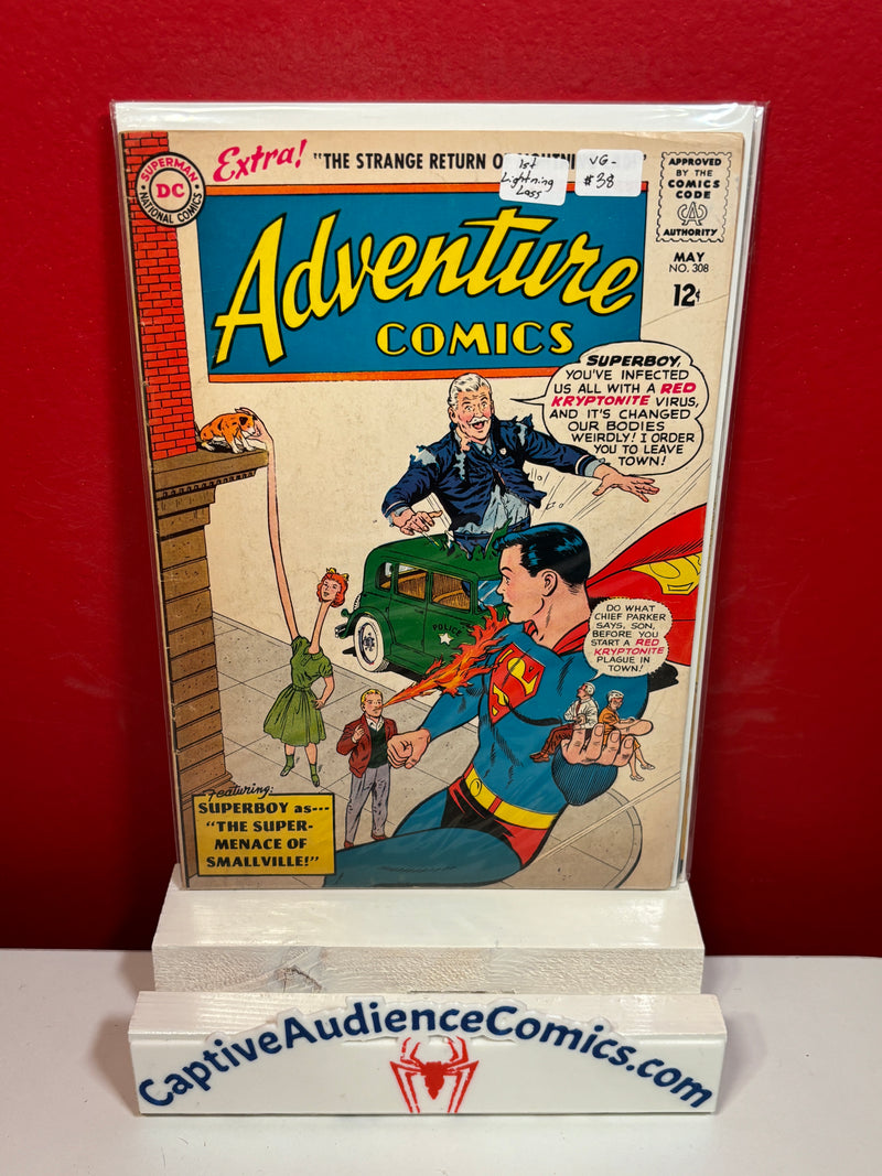 Adventure Comics, Vol. 1 #308 - 1st Lighting Lass - VG-