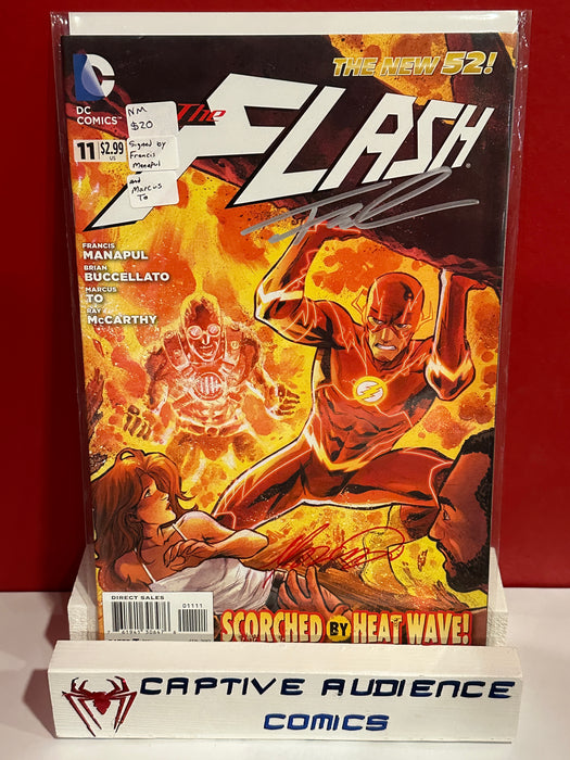 Flash, Vol. 4 #11 - Signed by Francis Meanpul and Marcus To - NM
