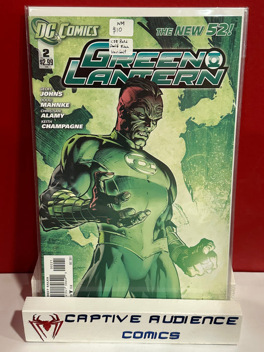 Green Lantern, Vol. 5 #2 - 1:25 Ratio David Finch Variant - NM