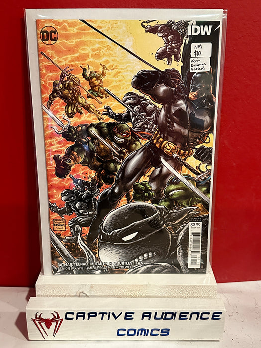 Batman / Teenage Mutant Ninja Turtles III #5 - Kevin Eastman Variant - NM