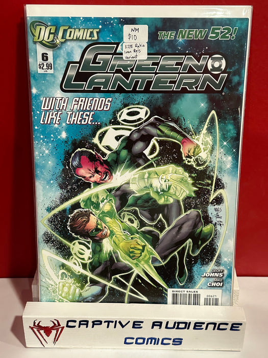 Green Lantern, Vol. 5 #6 - 1:25 Ratio Ivan Reis Variant - NM