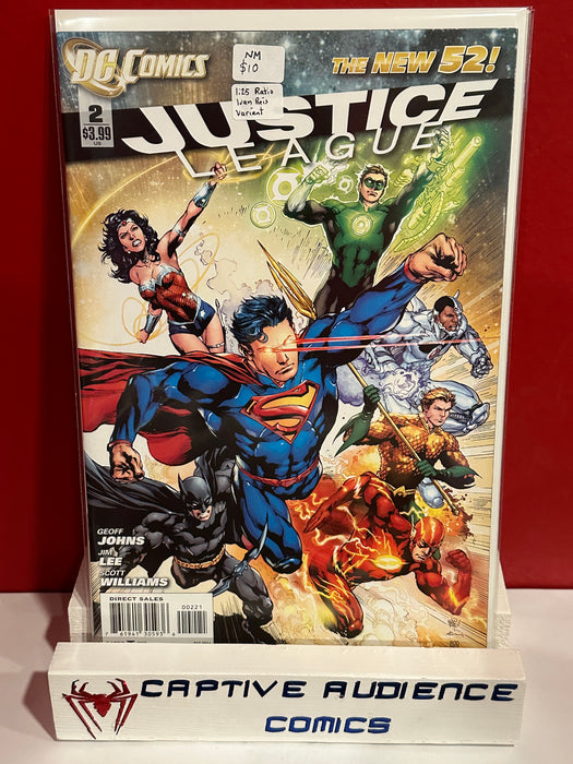 Justice League, Vol. 1 #2 - 1:25 Ratio Ivan Reis Variant - NM