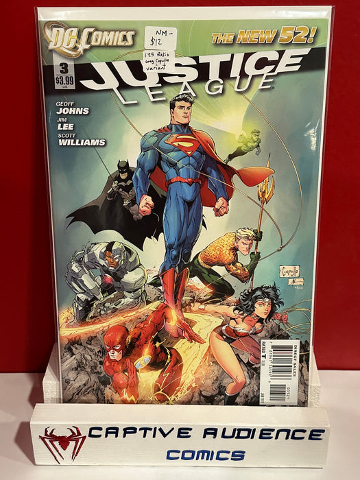 Justice League, Vol. 1 #3 - 1:25 Ratio Greg Capullo Variant - NM-