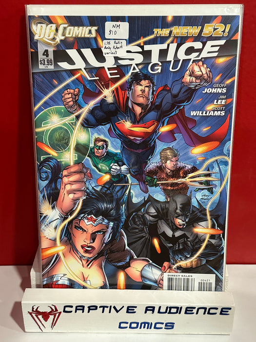 Justice League, Vol. 1 #4 - 1:25 Ratio Andy Kibert Variant - NM