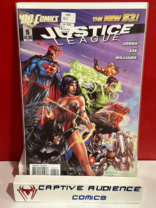 Justice League, Vol. 1 #5 - 1:25 Ratio Eric Basaldua Variant - NM