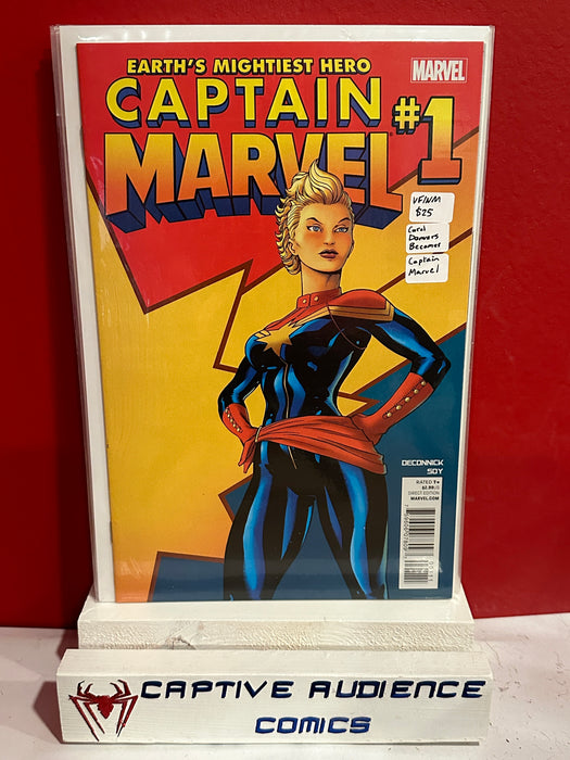 Captain Marvel, Vol. 8 #1 - Coral Donvers becomes Captain Marvel - VF/NM