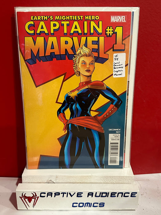 Captain Marvel, Vol. 8 #1 - Coral Donvers becomes Captain Marvel - VF