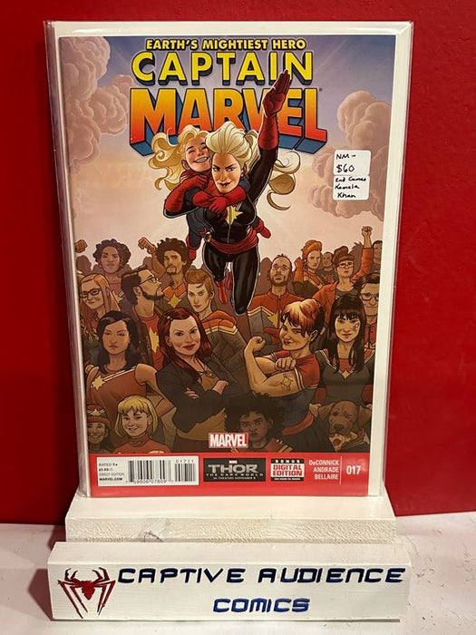 Captain Marvel, Vol. 8 #17 - 2nd Cameo Kamala Khan - NM-