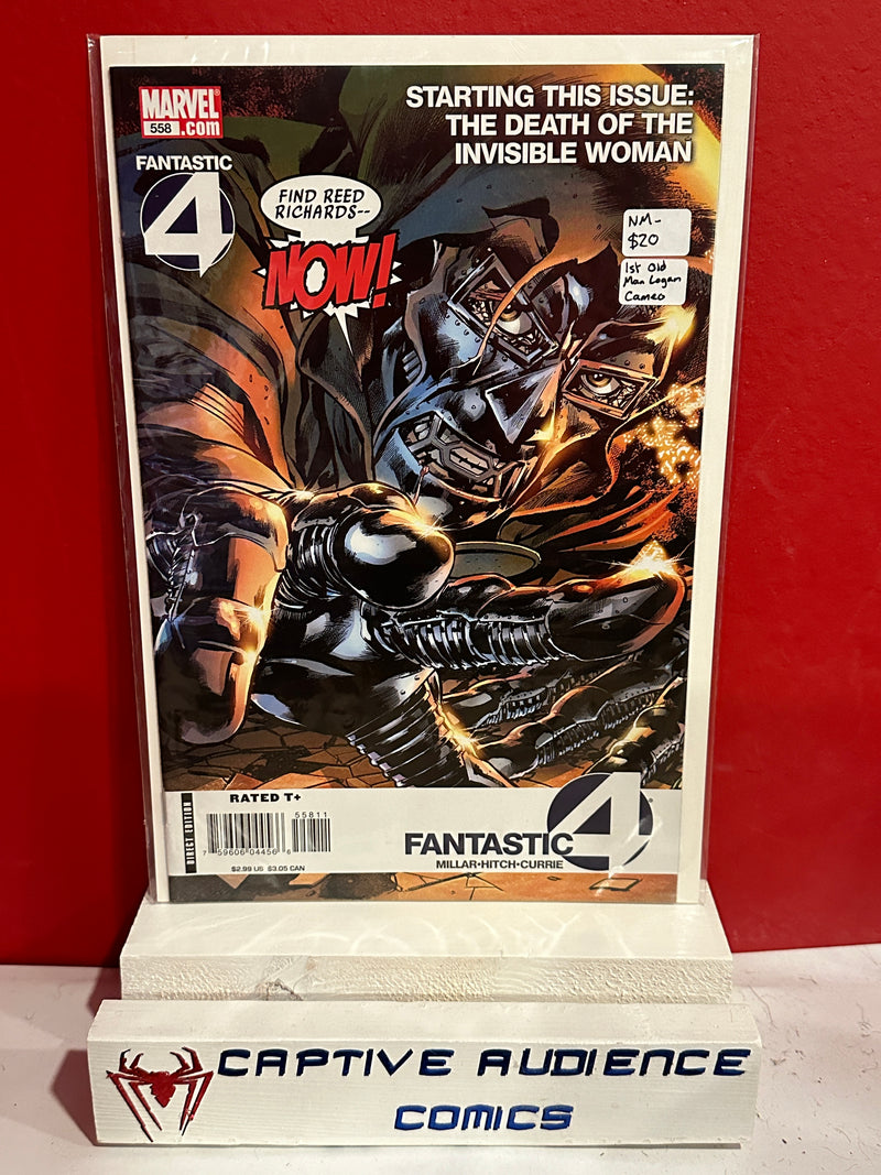 Fantastic Four, Vol. 3 #558 - 1st Old Man Logan Cameo - NM-
