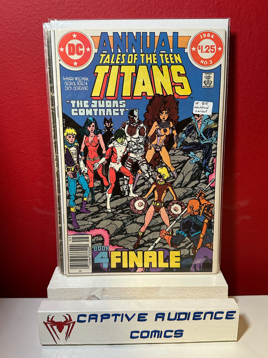 Tales of the New Teen Titans Annual #3 - Newsstand Variant - VF