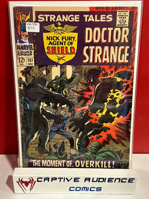 Strange Tales, Vol. 1 #151 - VG/FN