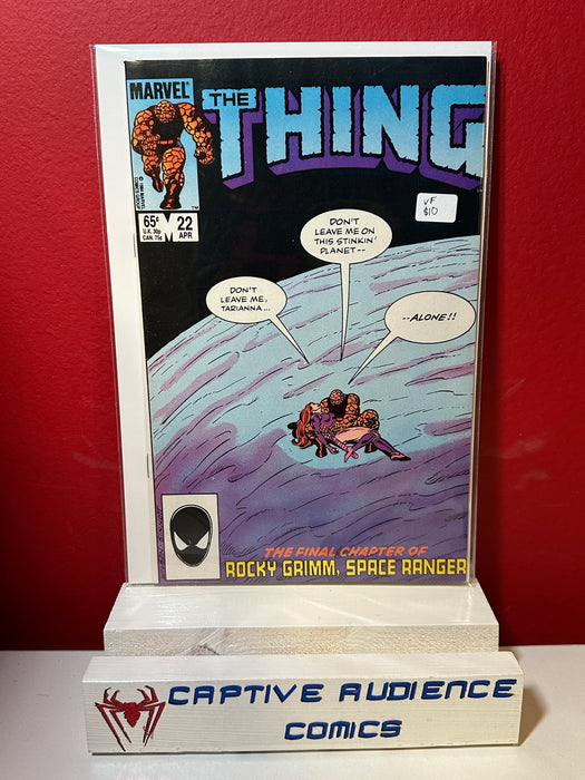 Thing, The Vol. 1 #22 - VF