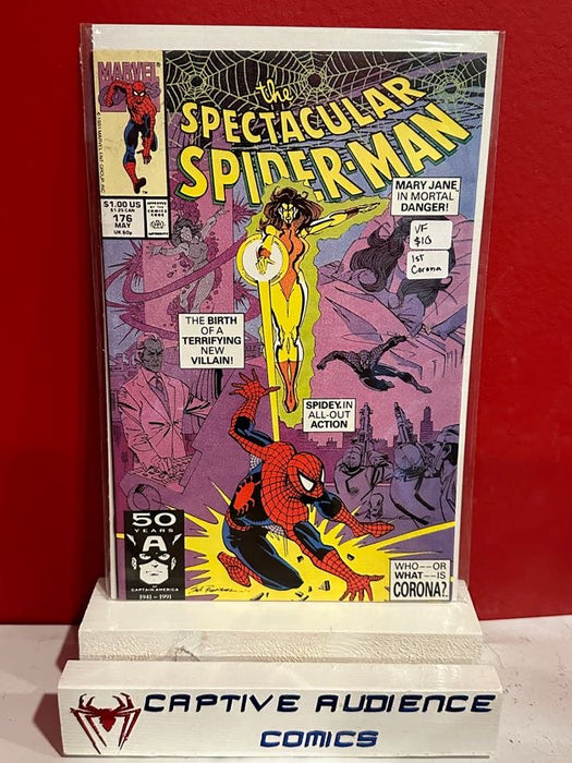 Spectacular Spider-Man, The Vol. 1 #176 - 1st Corona - VF