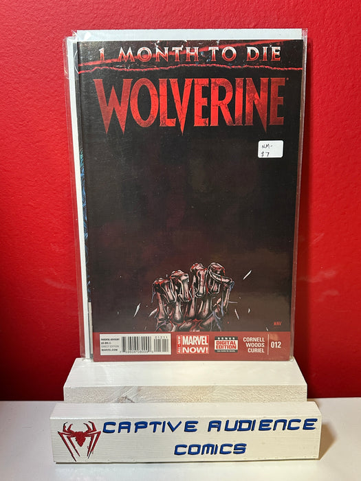 Wolverine: 1 Month to Die #12 - NM-