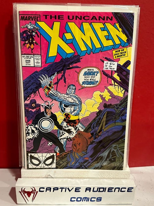 Uncanny X-Men, Vol. 1 #248 - 1st Jim Lee Issue - VF