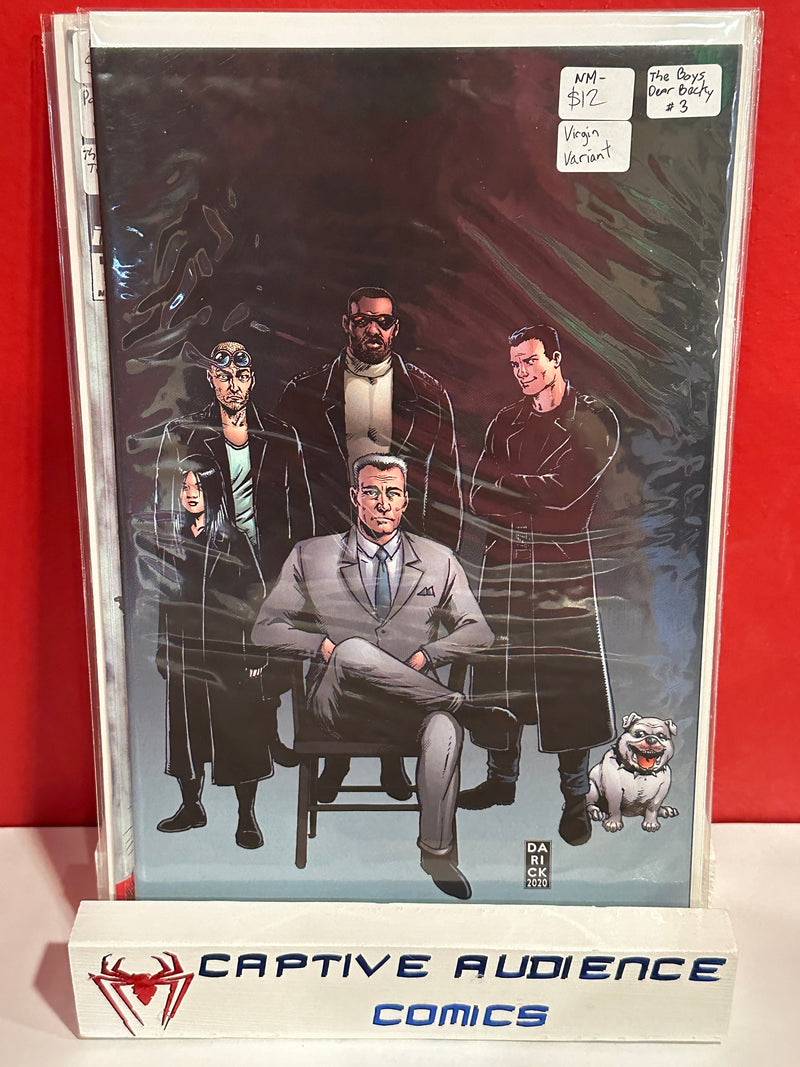 Boys: Dear Becky, The #3 - Virgin Variant - NM-