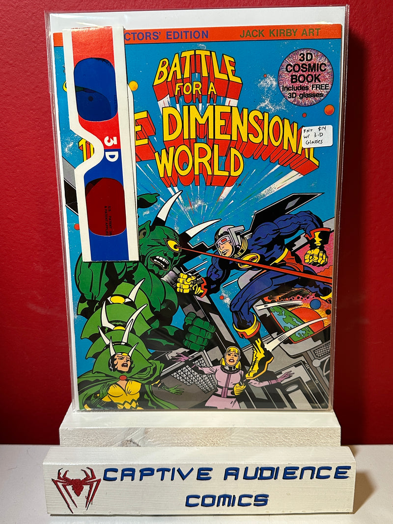 Battle For A Three Dimensional World #1 - w/ 3-D Glasses - FN+