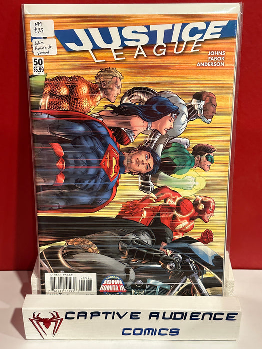 Justice League, Vol. 1 #50 - John Romita Jr. Variant - NM