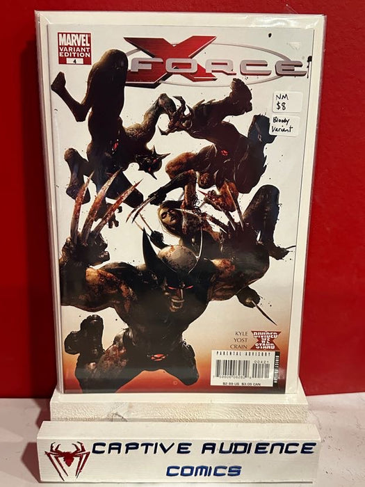 X-Force, Vol. 3 #4 - Bloody Variant - NM